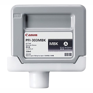 Canon PFI-303 MBK Mat Črna - 330 ml kartuša s črnilom